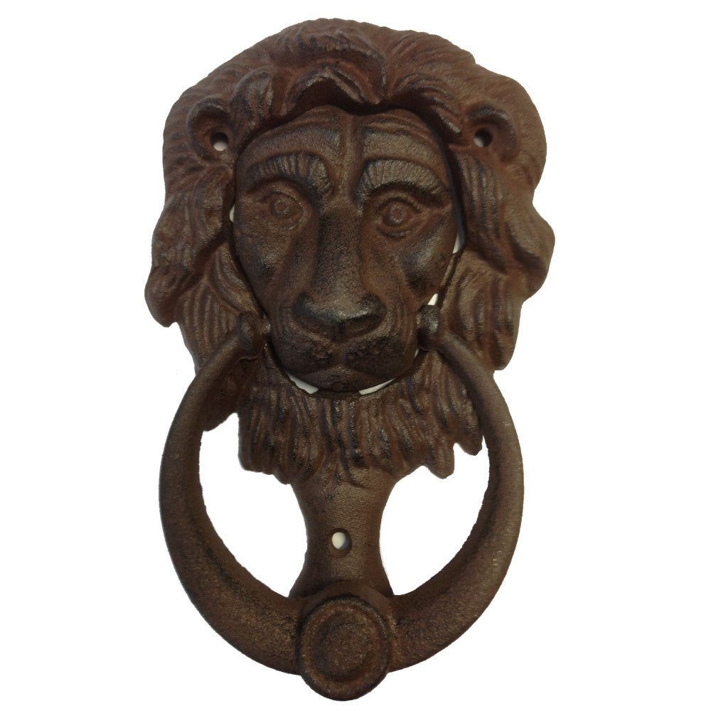 Metal Lion Head Door Knocker