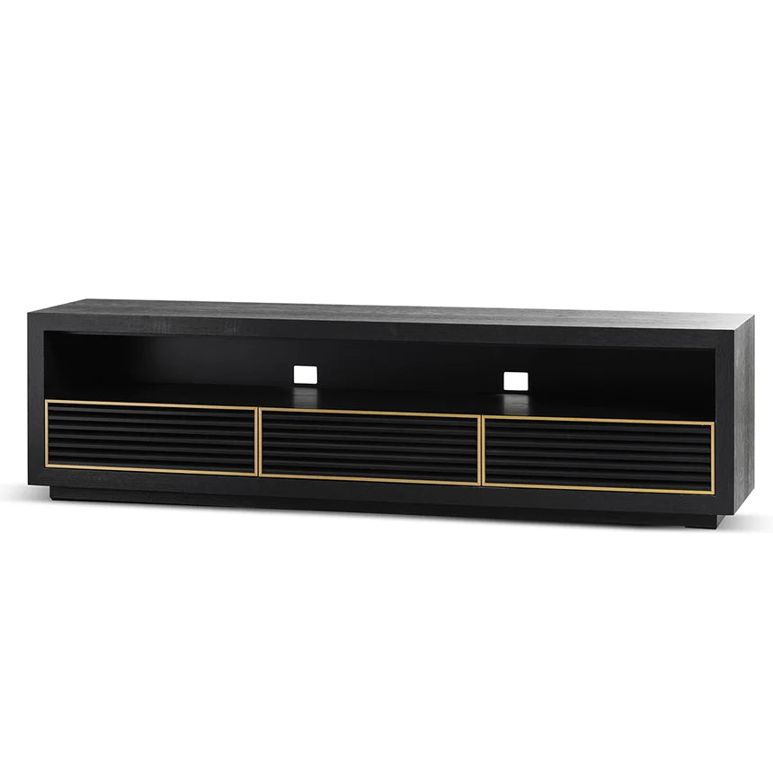 Metro Media Console TV Unit 200cms - Black