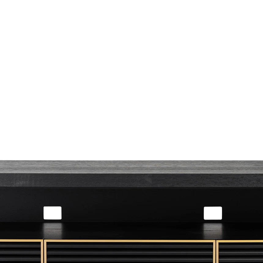 Metro Media Console TV Unit 200cms - Black