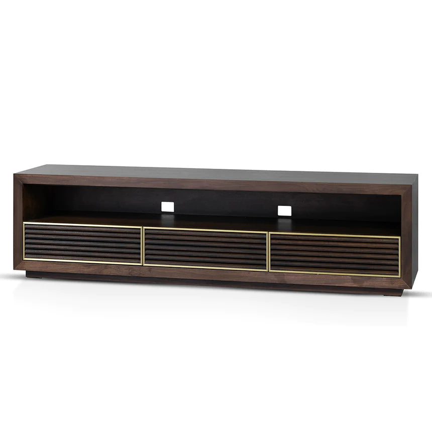 Metro Media Console TV Unit 200cms - Walnut