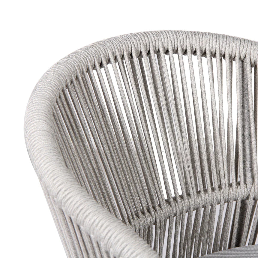 Minimalist Sand White Patio Dining Chair - Set of 2