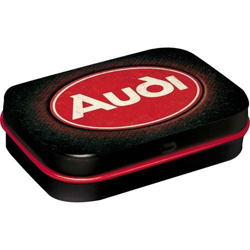 Mint Box Audi Red Shine - Nostalgic-Art - 4x6x2cm