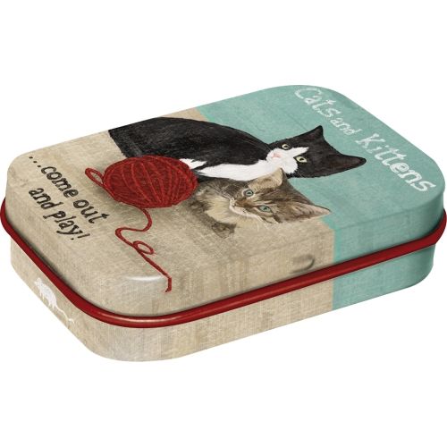 Mint Box Cats & Kittens - Nostalgic - Art - 4x6x2cm
