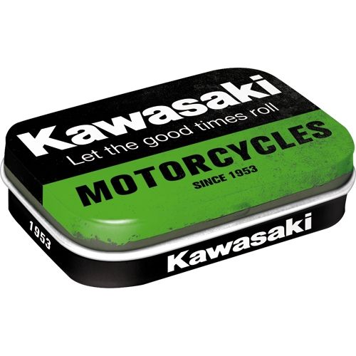 Mint Box Kawasaki Motorcycles - Nostalgic-Art - 4x6x2cm