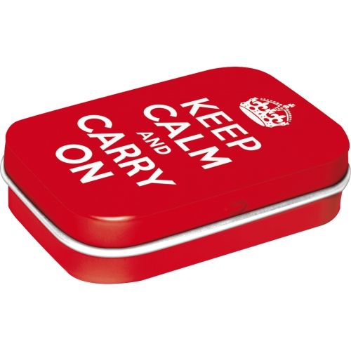 Mint Box Keep Calm- Nostalgic - Art - 4x6x2cm