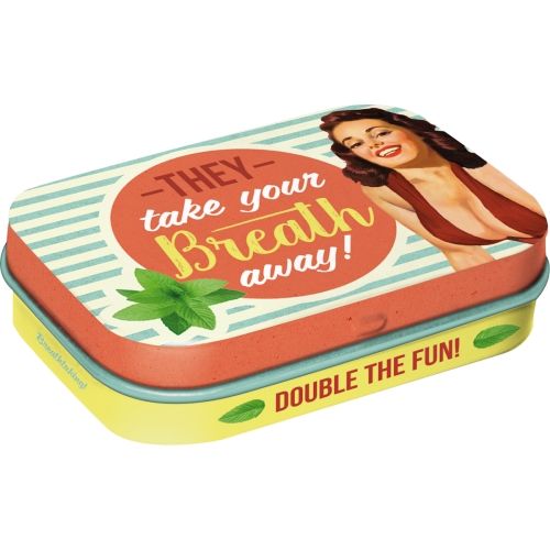 Mint Box Take My Breath Away - Nostalgic-Art - 4x6x2cm