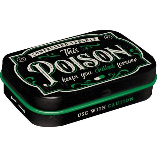 Mint Box This Poison Keeps You Chilled Forever - Nostalgic-Art - 4x6x2cm