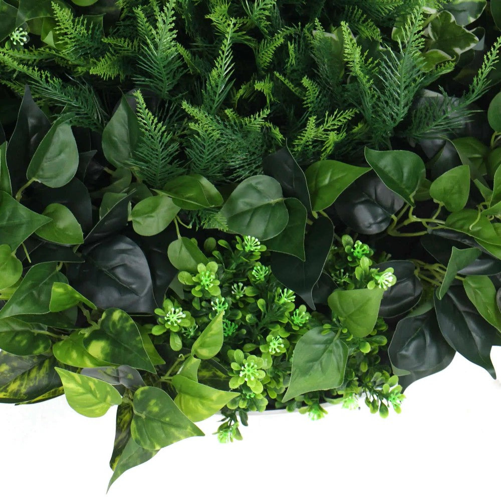 Mixed Leaf Artificial Wall Disc 80cms