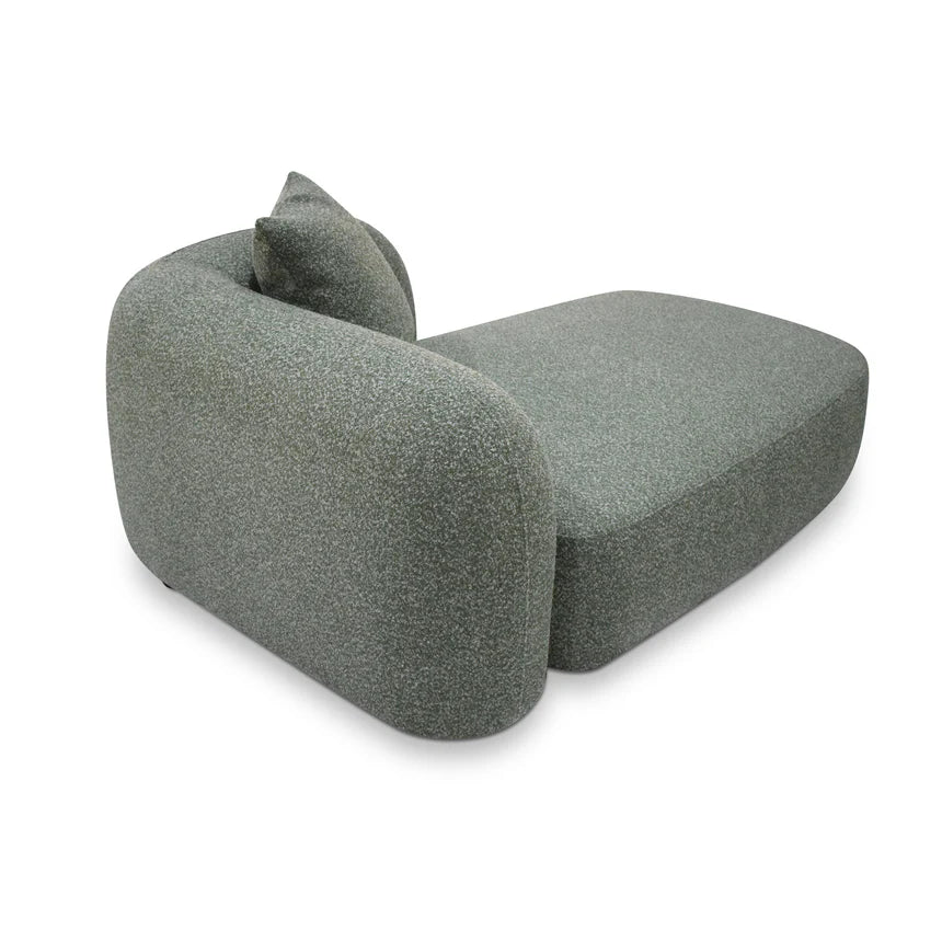 Modern Comfort Avery 3-Seater Right Chaise Sofa - Green