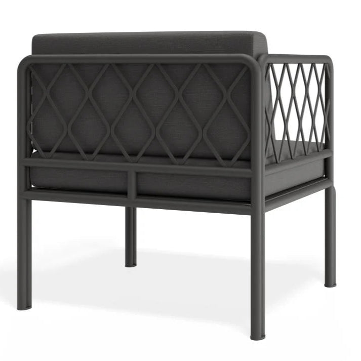 Modern Comfort Outdoor Chair with Cushion - Granite Grey