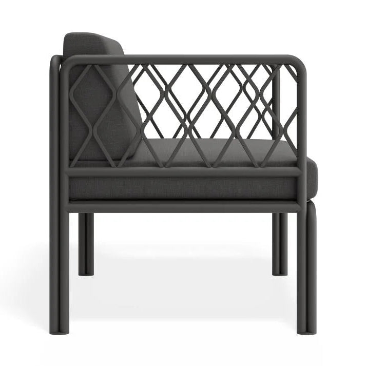Modern Comfort Outdoor Chair with Cushion - Granite Grey