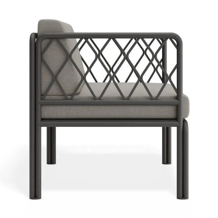 Modern Comfort Outdoor Chair with Cushion - Sandy Grey
