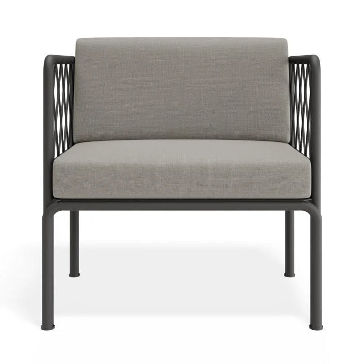 Modern Comfort Outdoor Chair with Cushion - Sandy Grey
