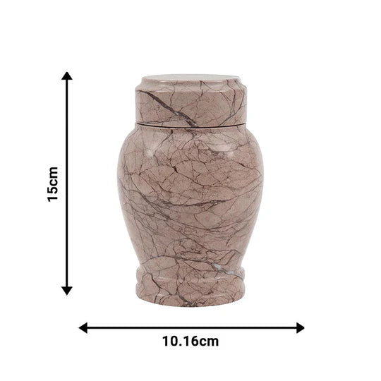 Modern Interior Polished Modern Urn - Brown