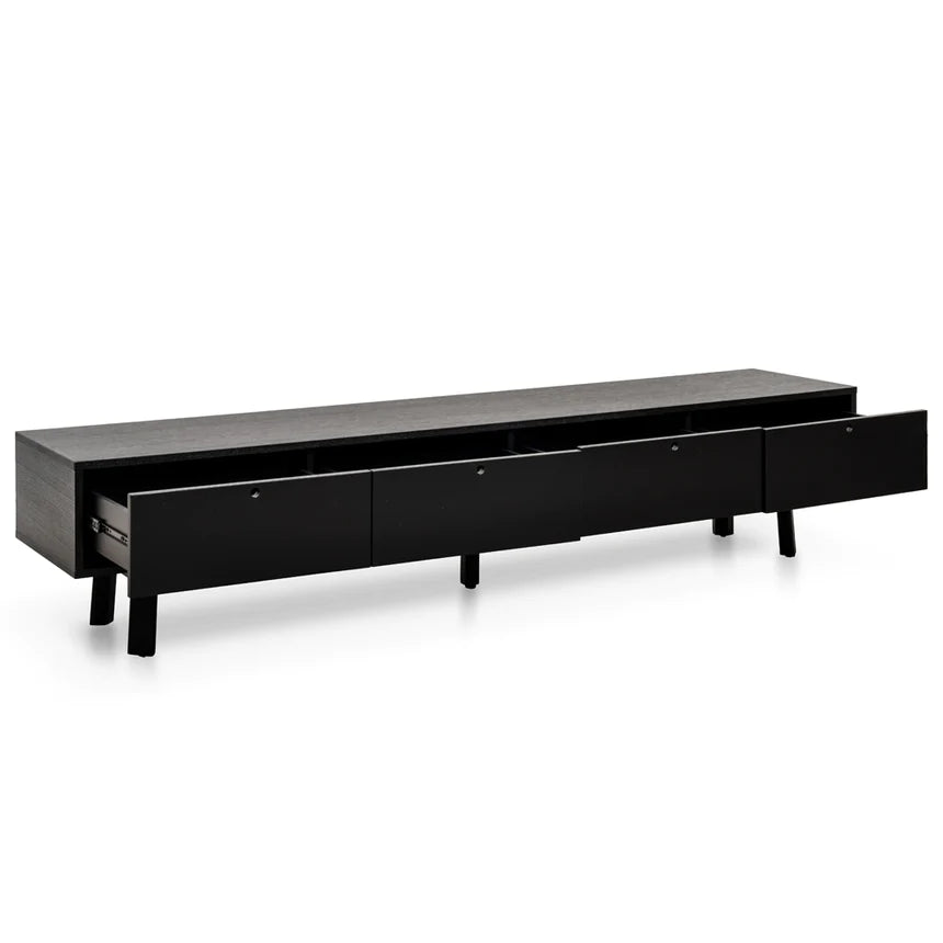 Modern Living Media TV Unit 220cms - Black