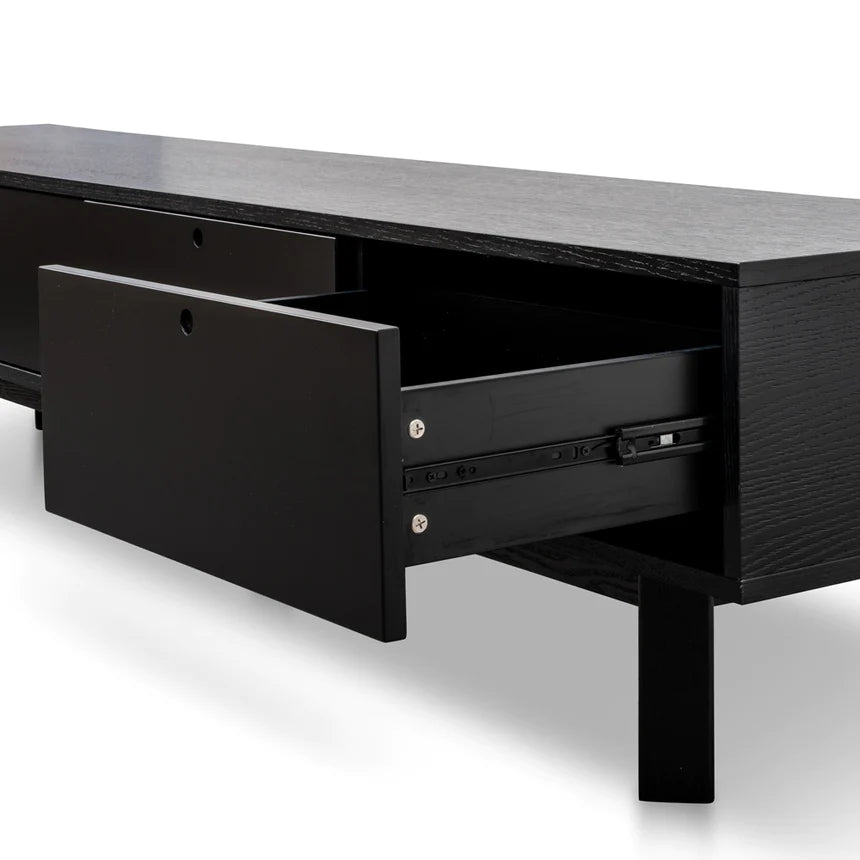 Modern Living Media TV Unit 220cms - Black