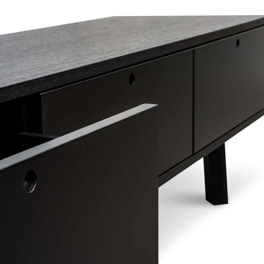 Modern Living Media TV Unit 220cms - Black