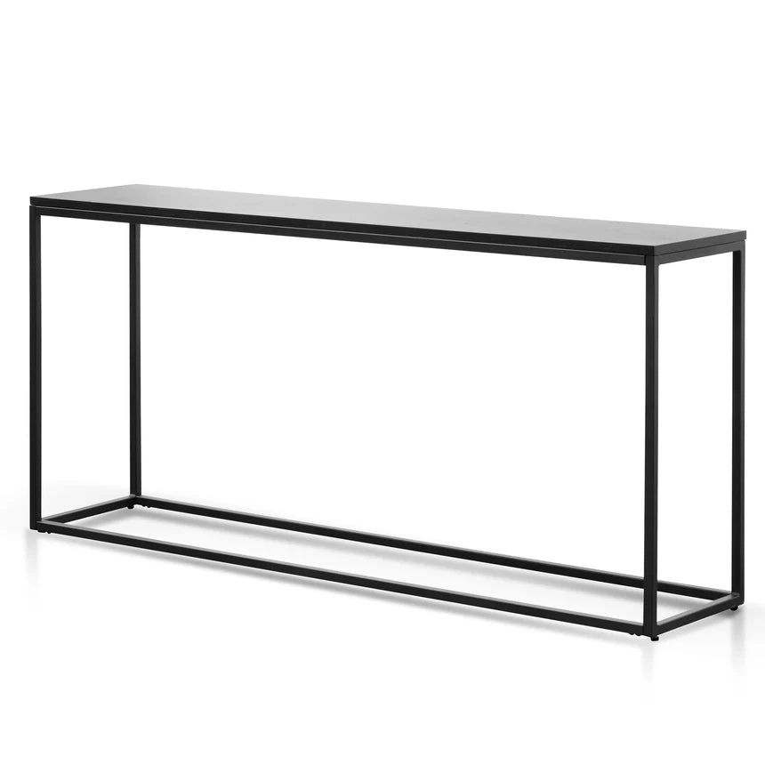 Modern Look Console Table - Full Black 160cms