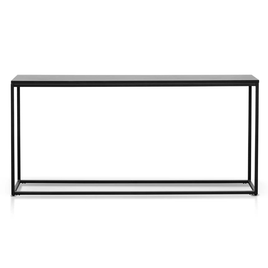 Modern Look Console Table - Full Black 160cms