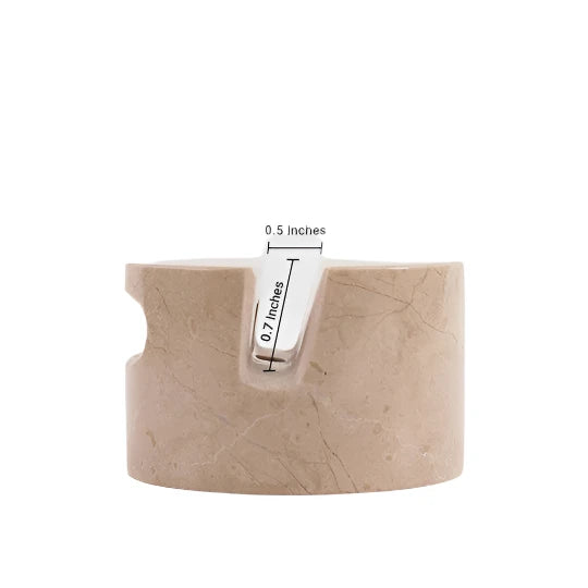 Modern Look Stylish Marble Phone Holder - Cream