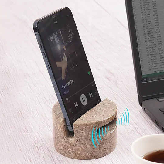 Modern Look Stylish Marble Phone Holder - Grey