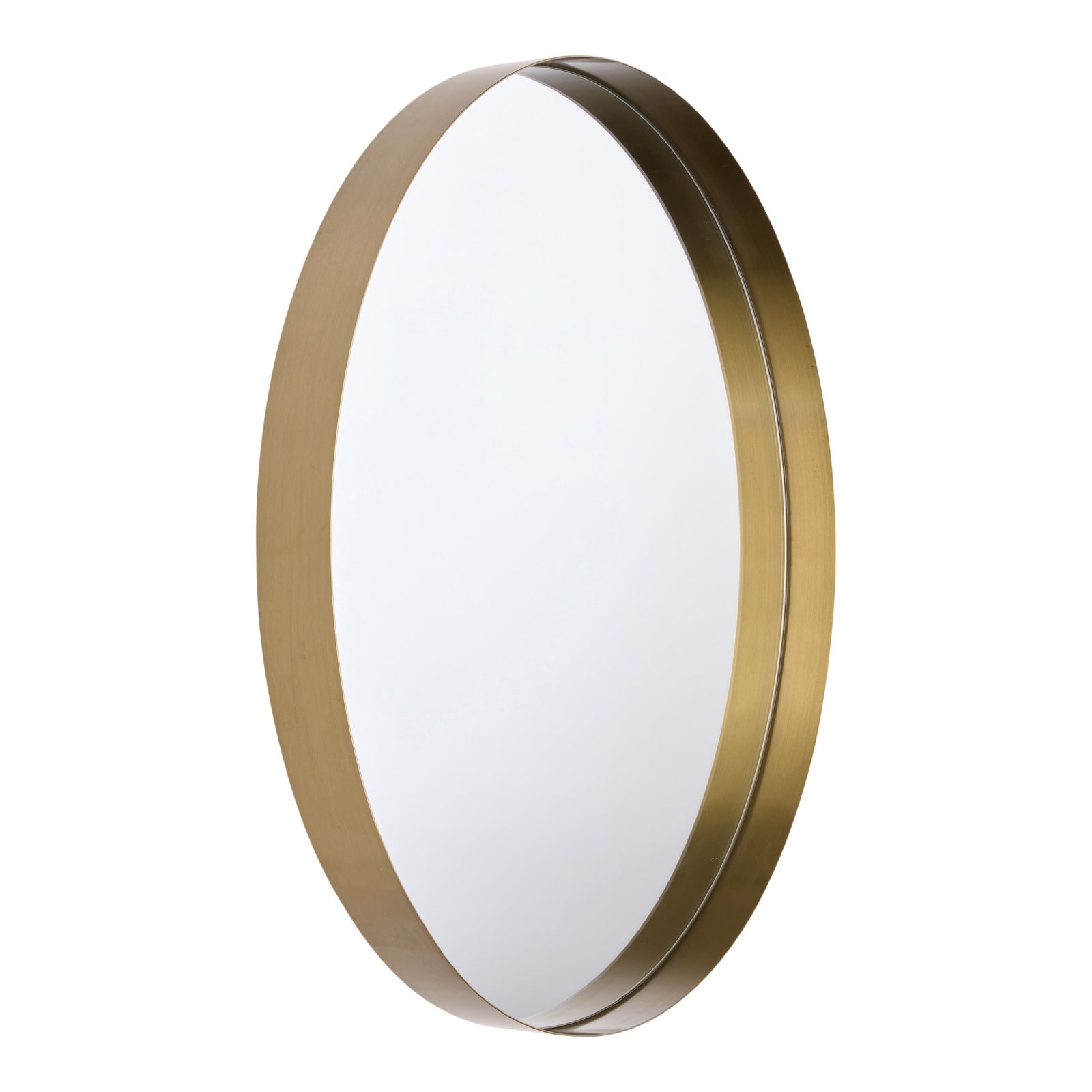 Modern Marvel 80cm Stainless Steel Mirror - Champagne Gold