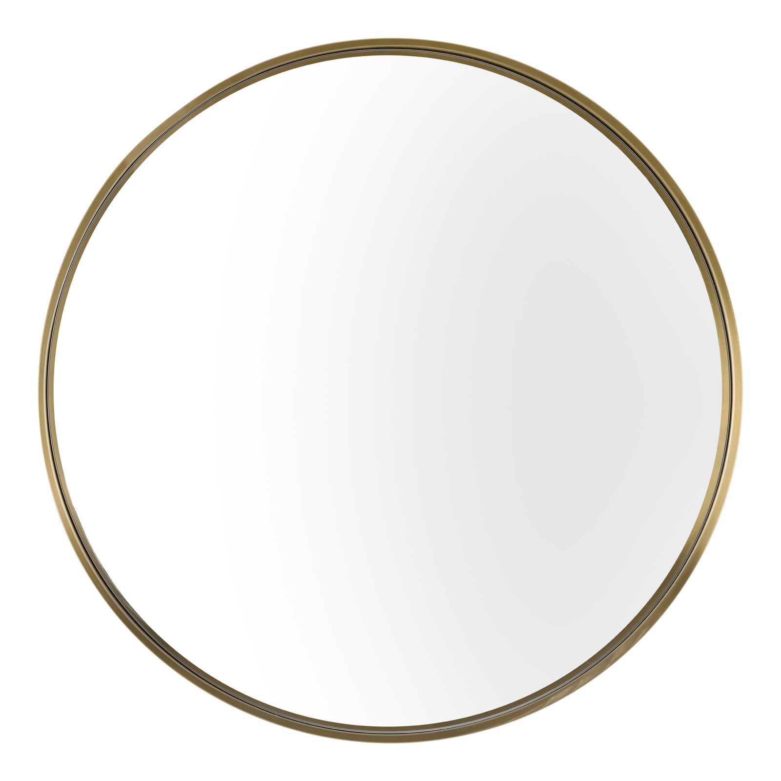 Modern Marvel 80cm Stainless Steel Mirror - Champagne Gold
