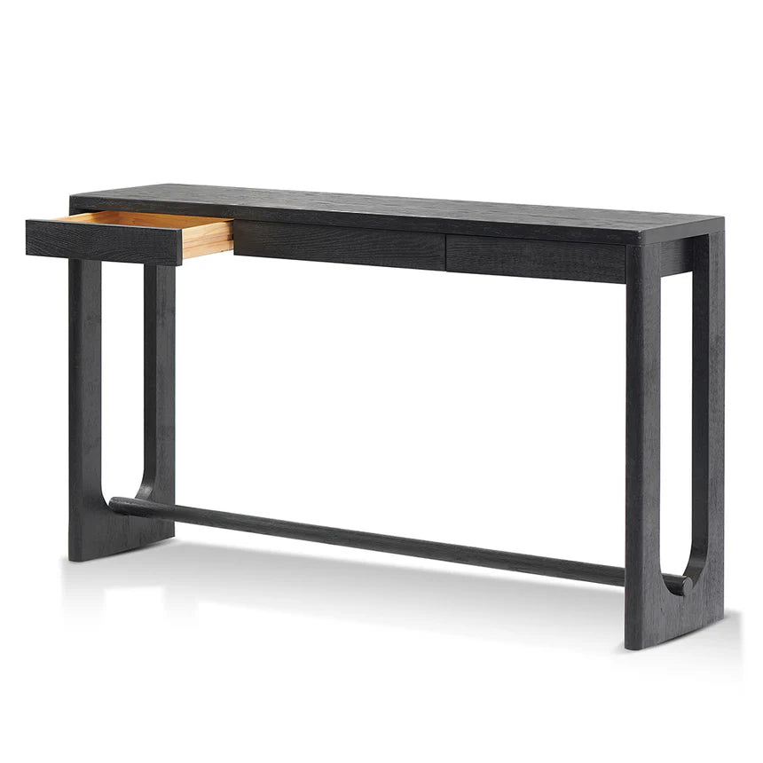 Modern Minimalism Console Table Black 150cms