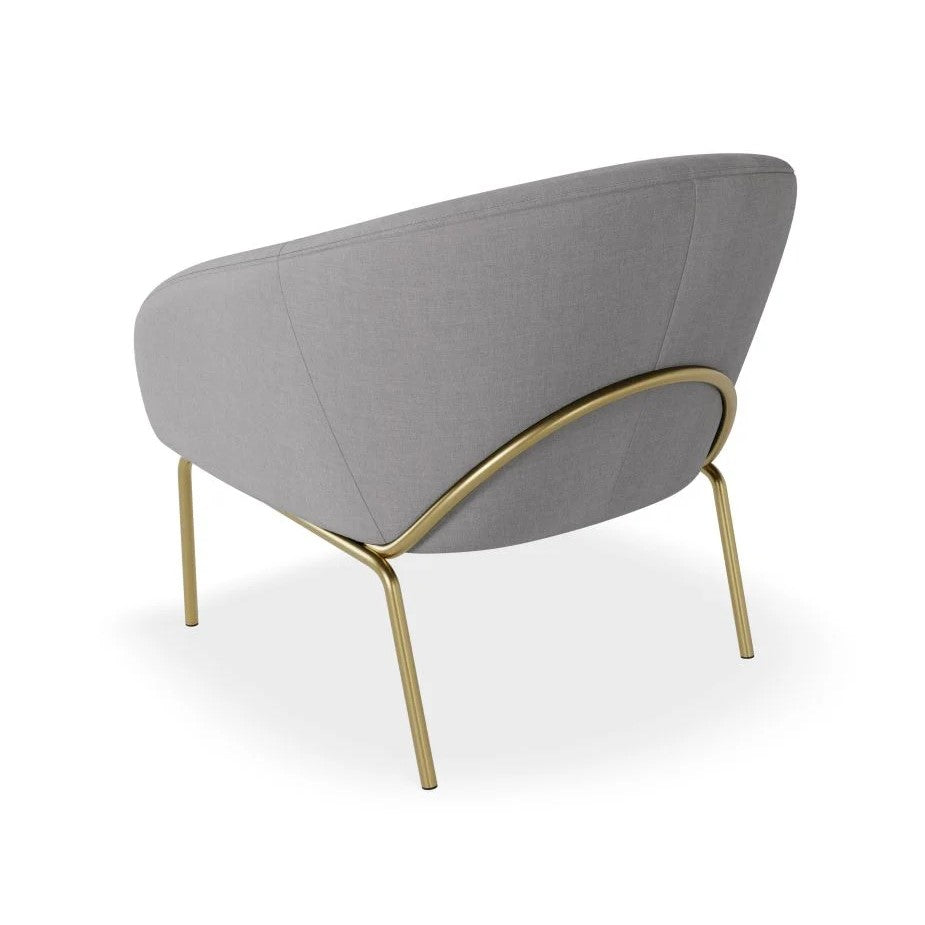 Modern Oasis Grey Single Seater Sofa (Available in 2 Frame Colors)