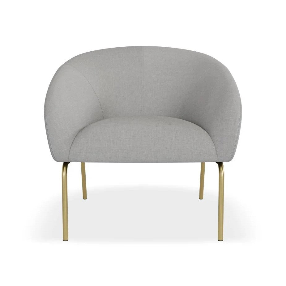 Modern Oasis Grey Single Seater Sofa (Available in 2 Frame Colors)