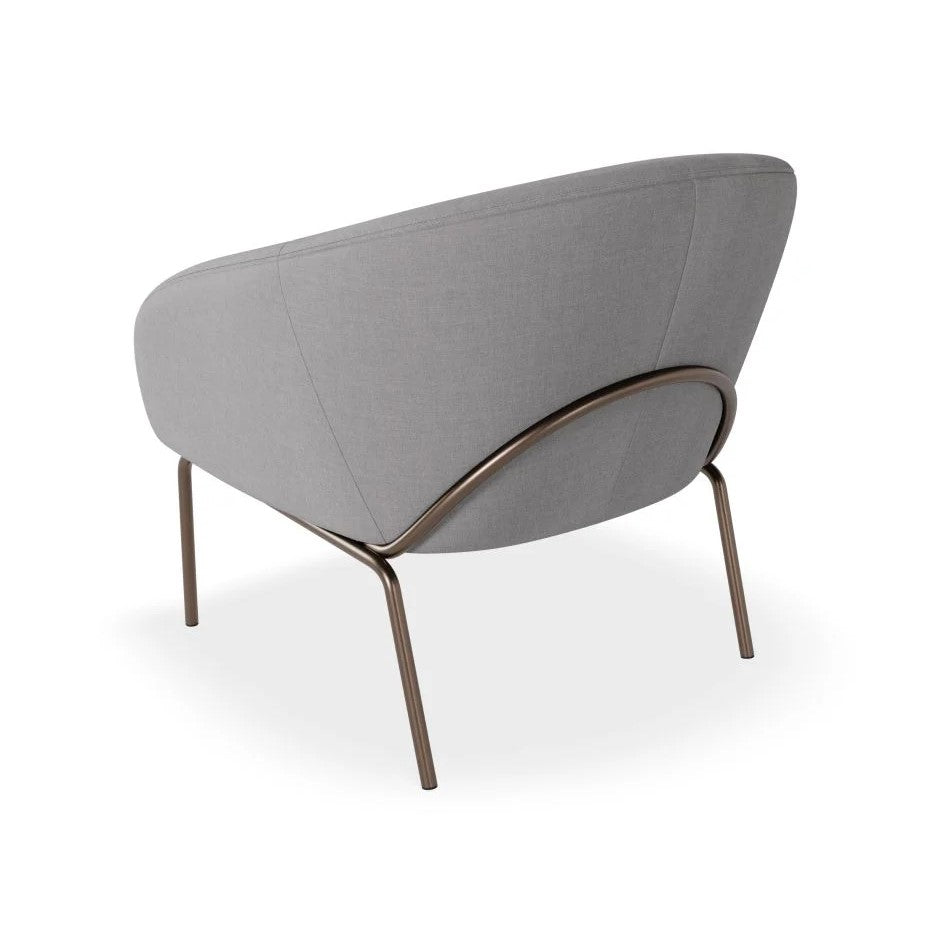 Modern Oasis Grey Single Seater Sofa (Available in 2 Frame Colors)
