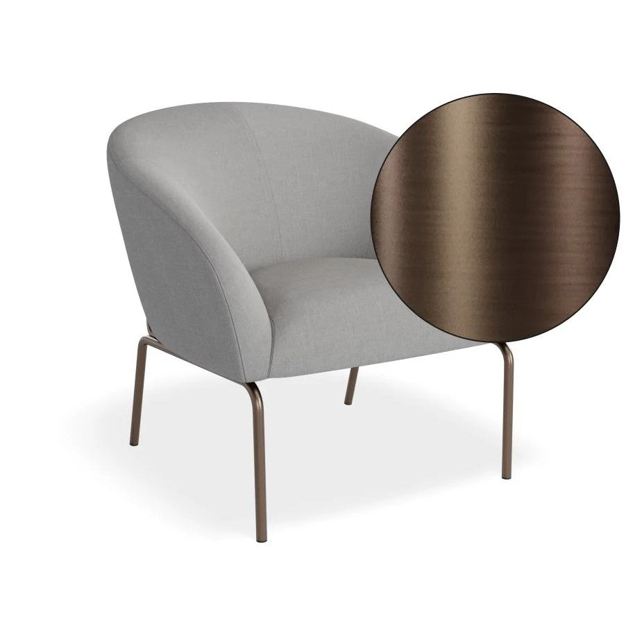 Modern Oasis Grey Single Seater Sofa (Available in 2 Frame Colors)