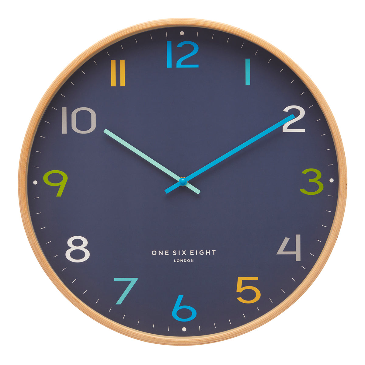 Modern Opulence Navy Wall Clock  (Available in 2 Sizes)