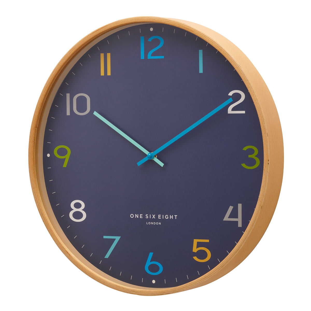 Modern Opulence Navy Wall Clock  (Available in 2 Sizes)