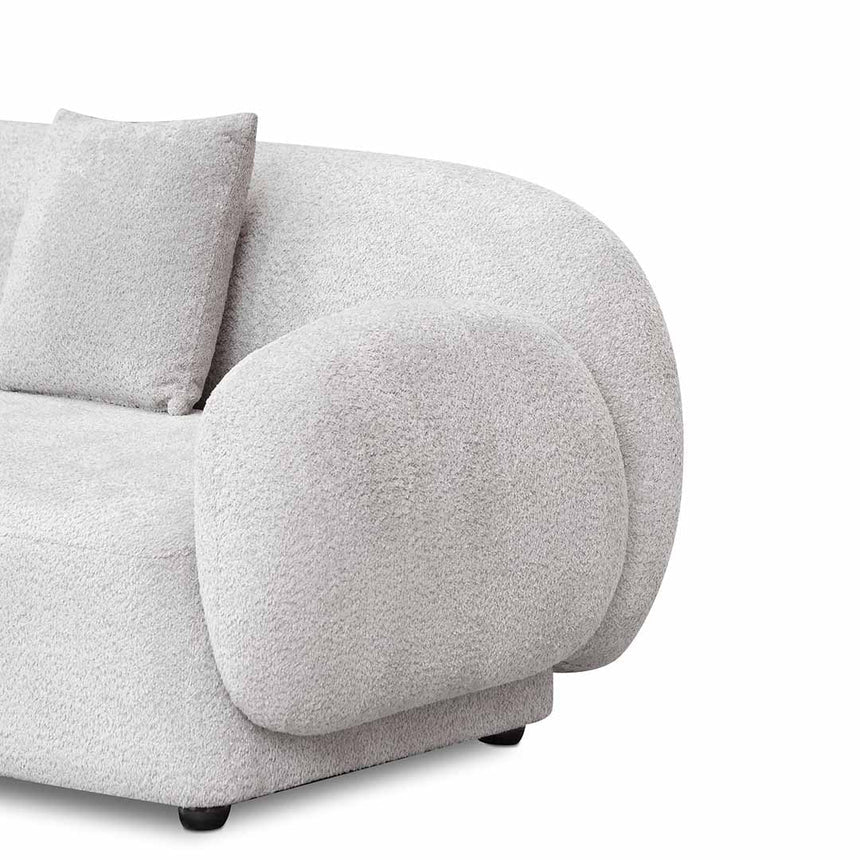 Modern Serenity 3-Seater Fabric Sofa