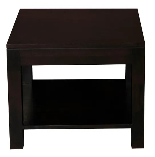 Modern Simplicity Lamp Table 60cms - Dark Brown
