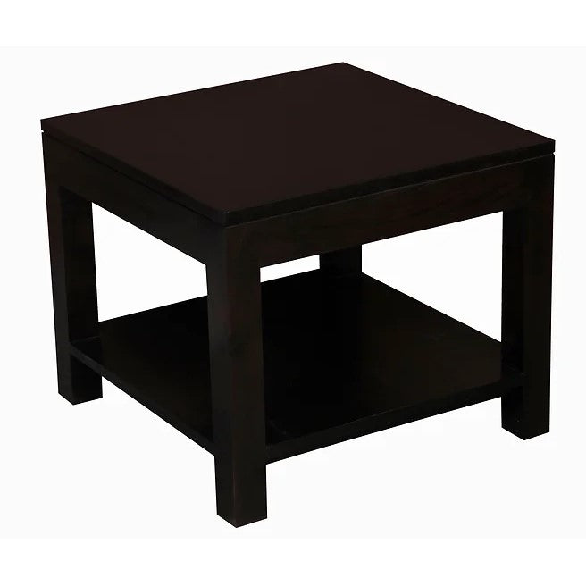 Modern Simplicity Lamp Table 60cms - Dark Brown