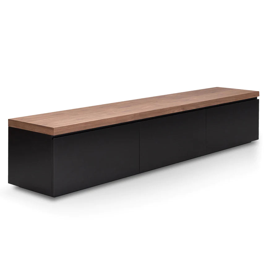Modern Vista TV Unit 240cms - Walnut
