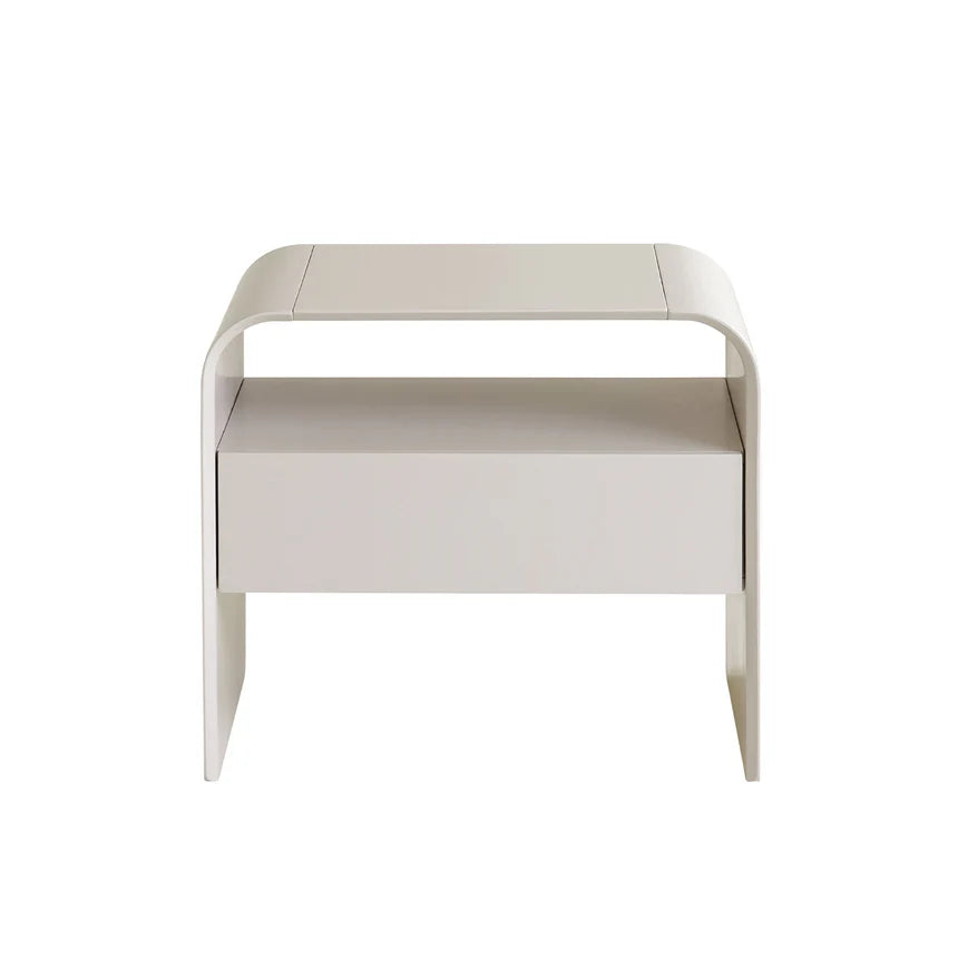 Modern Wooden Grey Bedside Table