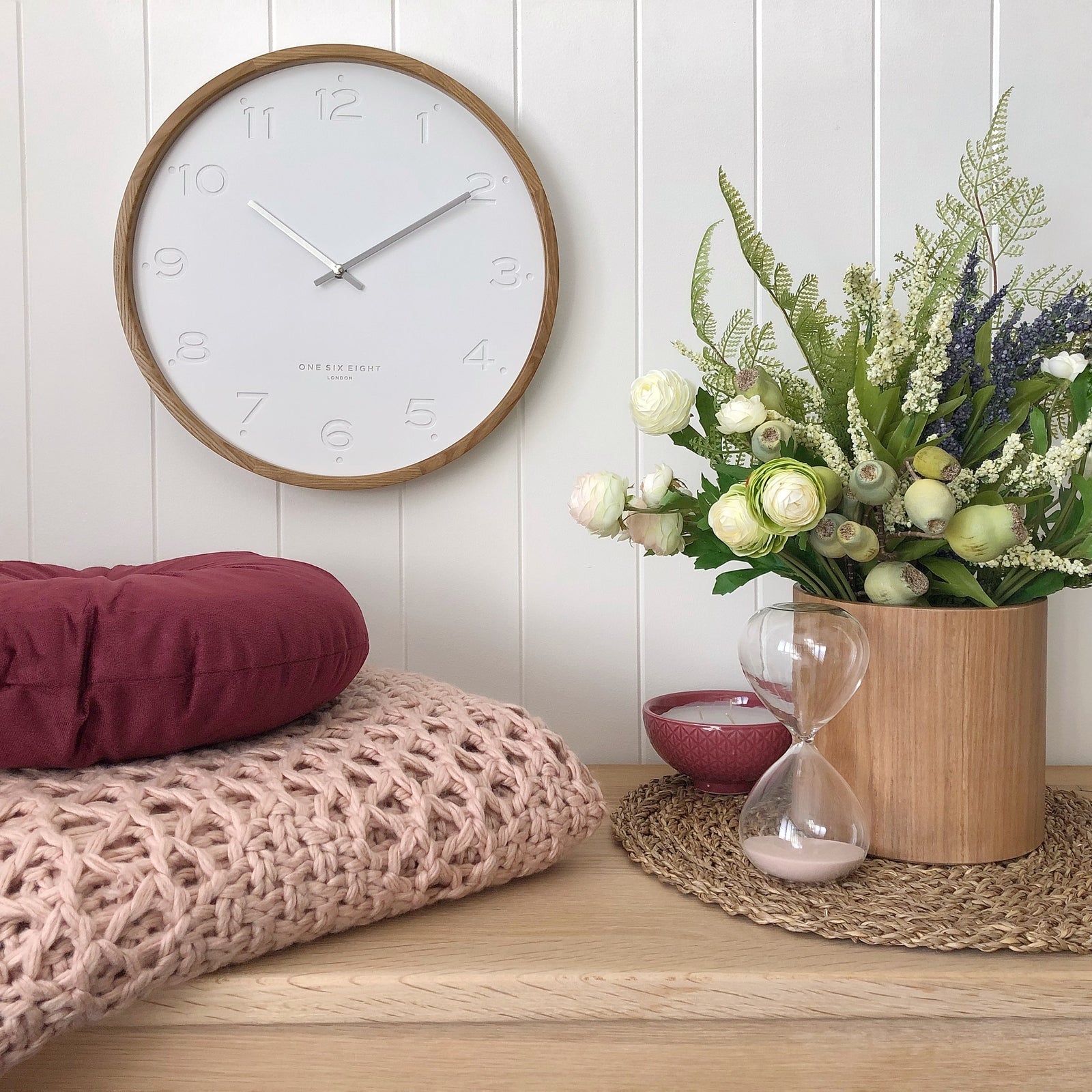 Modish Momentum Wall Clock  (Available in 2 Sizes)