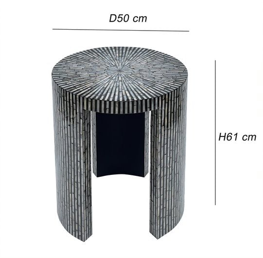 Mono Pearl Radiance Side Table