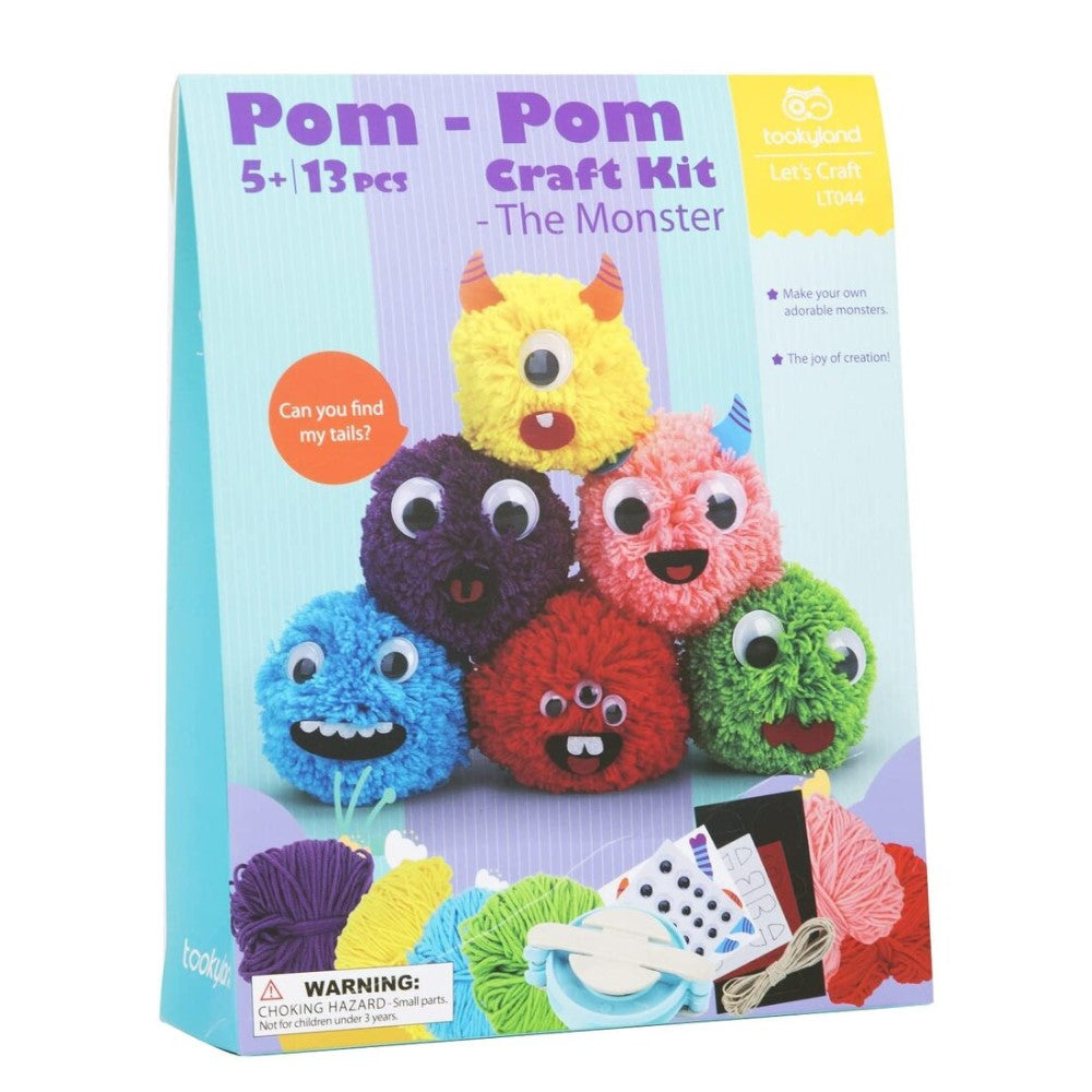 Monster Balls Pom Pom Craft Kit