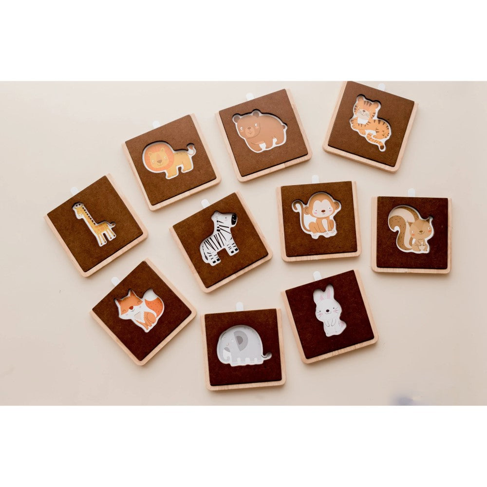 Multipurpose Wildlife Learning Set- 10 Puzzles