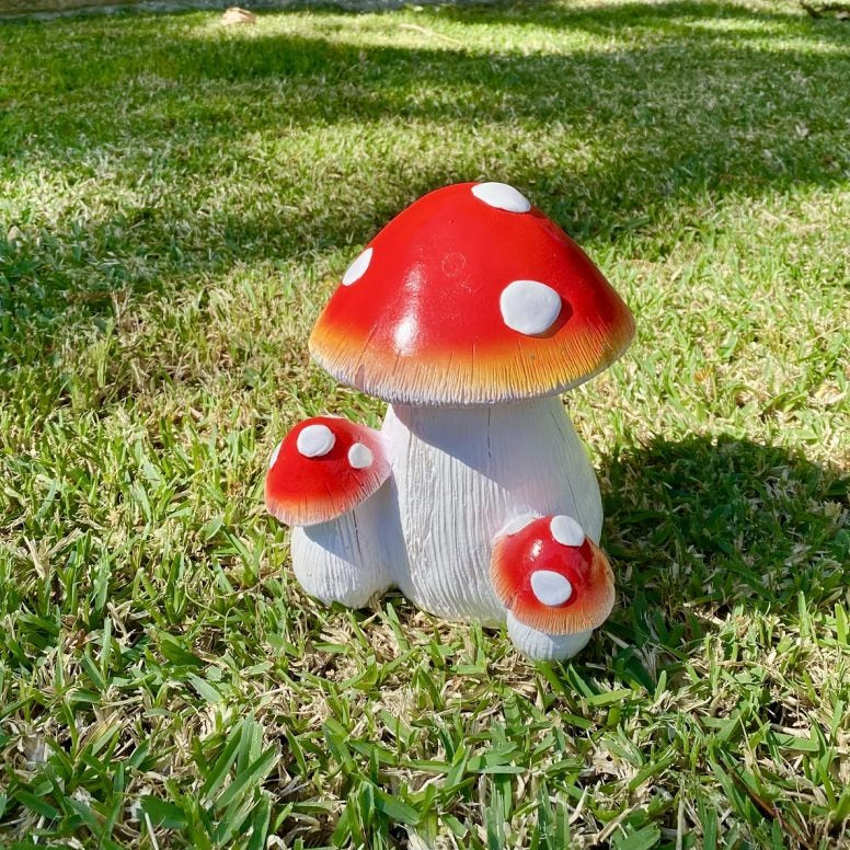 Mushroom Resin Garden Decor