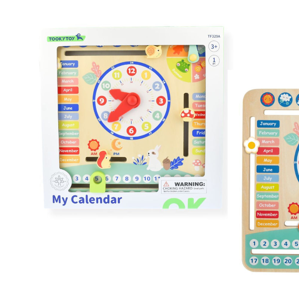 My Forest Friends Adjustable Calendar - Interactive & Fun