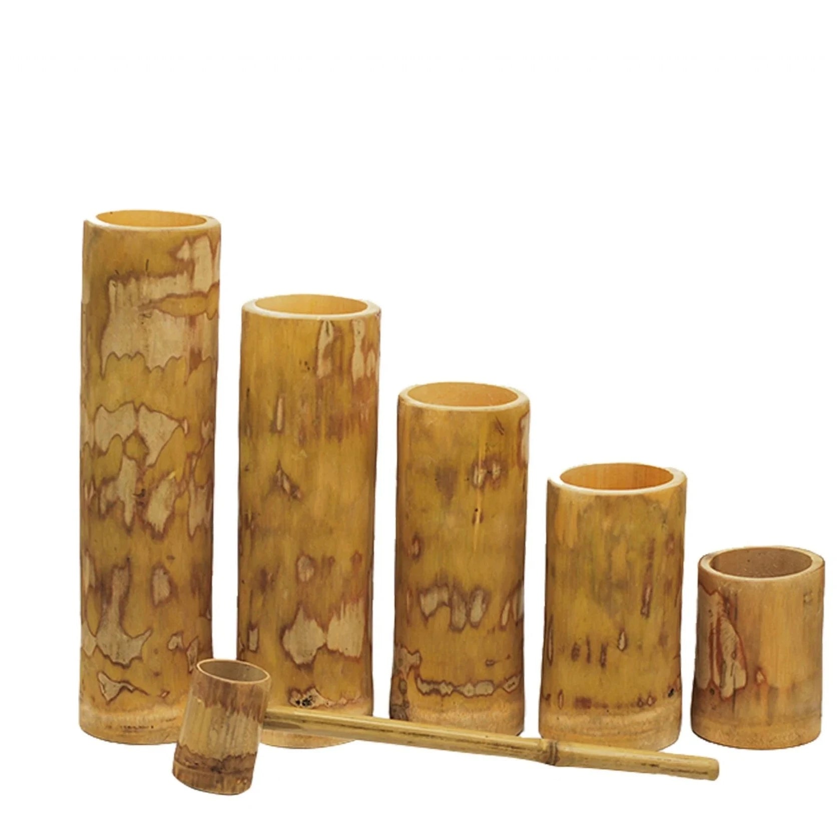 Natural Bamboo Measuring Play Set