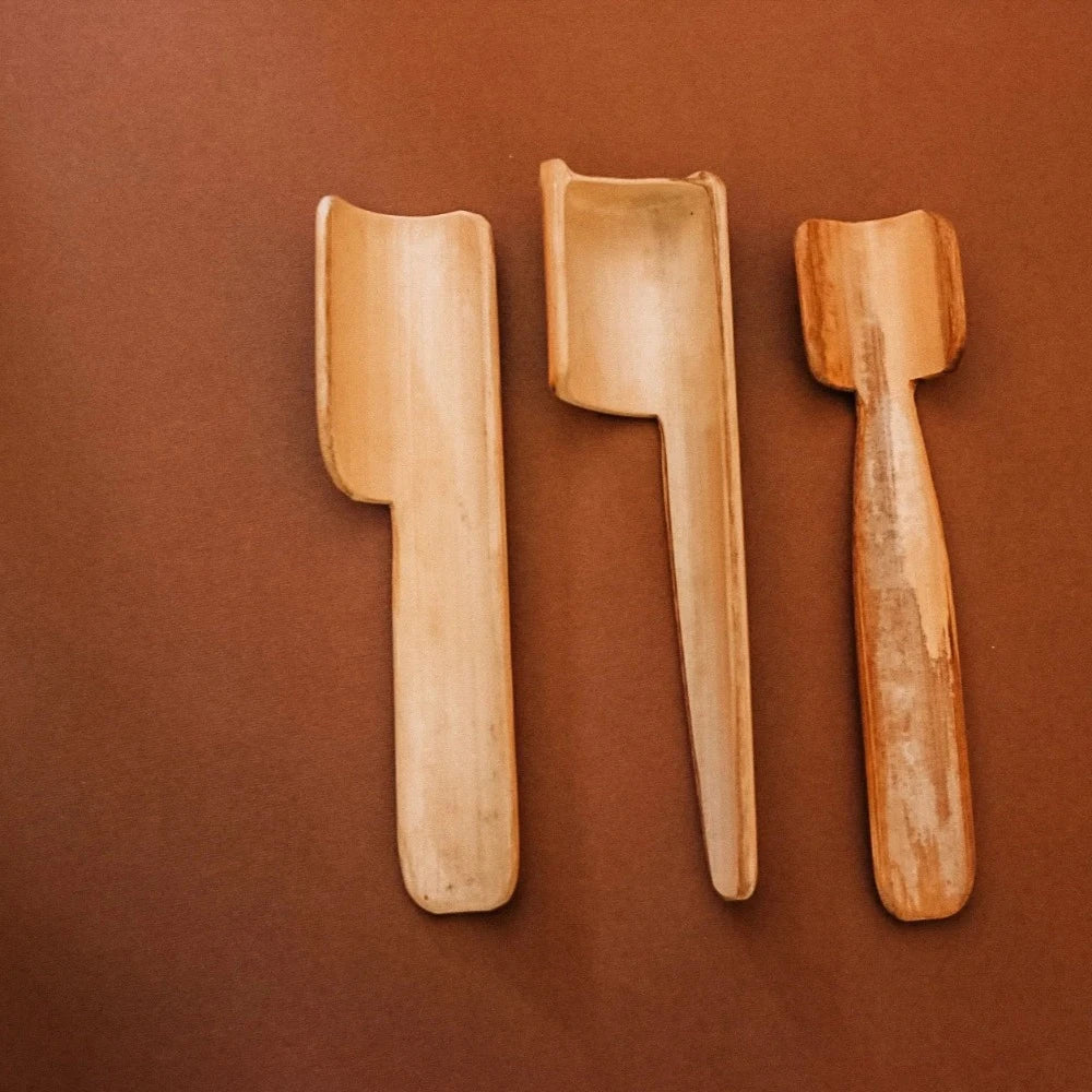 Natural Bamboo Spoons 15cms - Set of 3