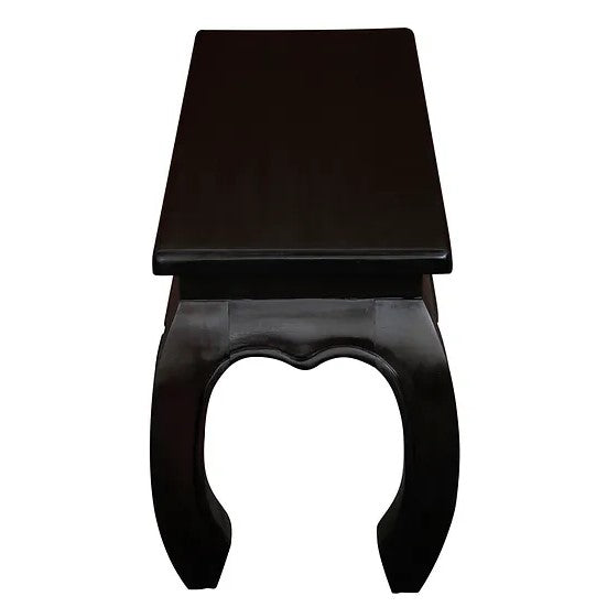 Natural Beauty Solid Timber Bench - Dark Brown