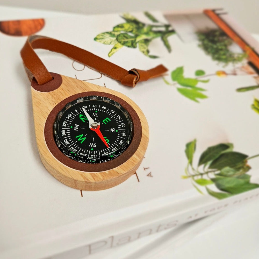Natural Crafted Wooden Compass