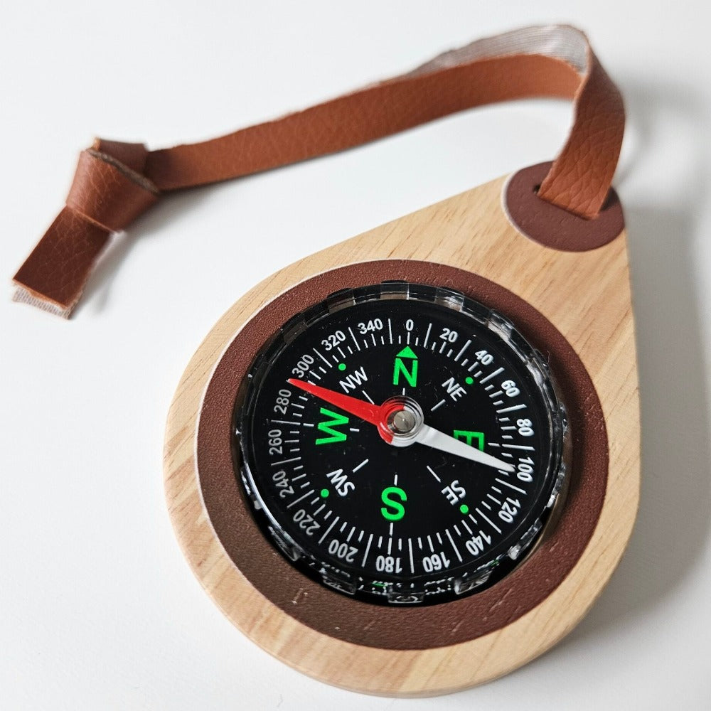 Natural Crafted Wooden Compass